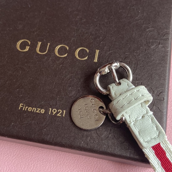 Pre-owned Gucci Loves You Red & White Leather Limited Edition - Picture 5 of 8